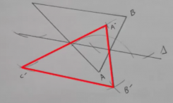 Comment tracer le symétrique d'un point au compas ?