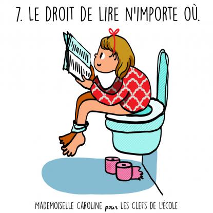 Le droit de lire n'importe où 