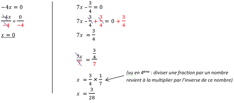 Equations produit nul en 3 me Les clefs de l cole