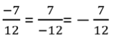 fractions négatives