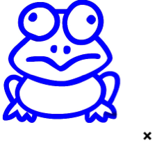 Grenouille bleue