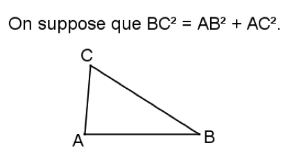 Réciproque de Pythagore