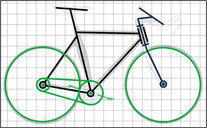 schéma du vélo