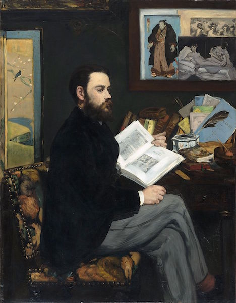 Zola par Manet